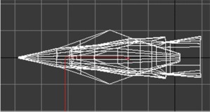 Gambar 1.6 tampilan badan pesawat setelah di Vertex